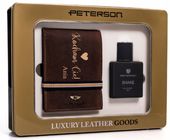 Zestaw PORTFEL+PERFUMY skóra Kocham Cię WALENTYNKI