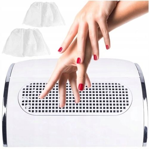 POCHŁANIACZ PYŁU do paznokci na worki mocny 80W 2 wiatraki Momo Basic 383 na Arena.pl