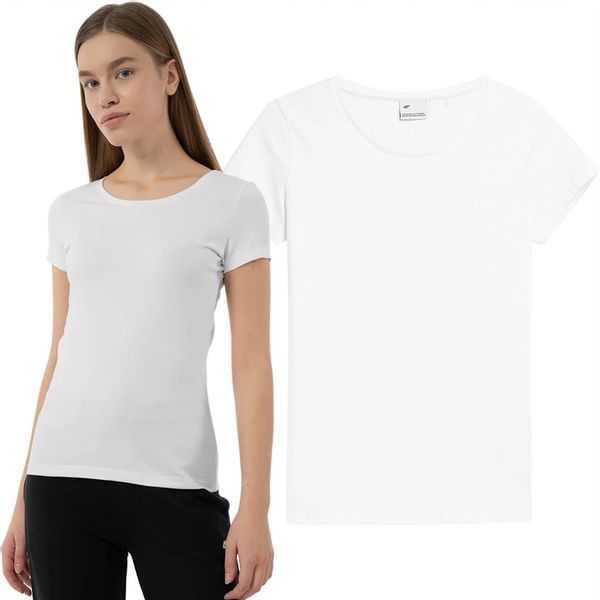 Koszulka Damska 4F T-shirt Damski Bawełniany Casual Limitowany zdjęcie 1