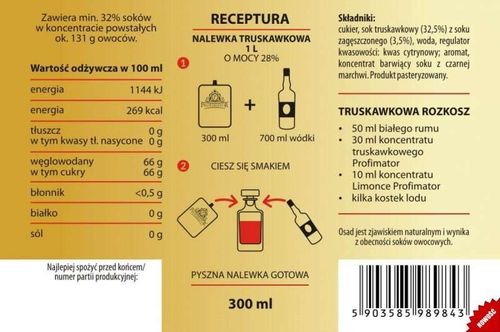 Koncentrat owocowy TRUSKAWKA na Arena.pl