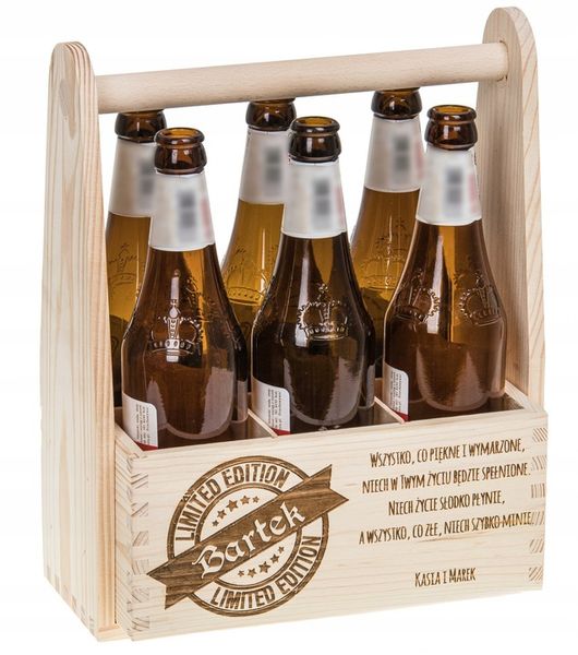 SKRZYNKA na PIWO nosidło prezent urodziny GRAWER!! zdjęcie 14