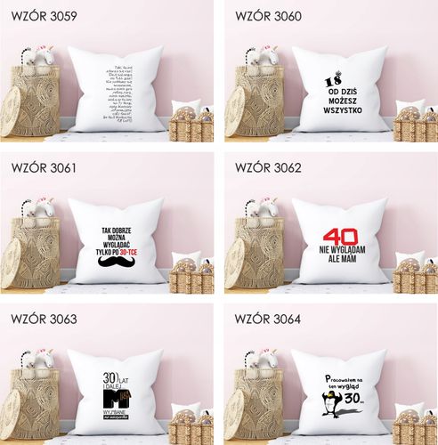 Poduszka z nadrukiem PREZENT NARODZINY LEGENDY na Arena.pl