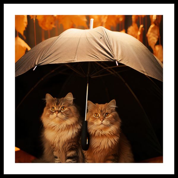 Plakat 40x40cm Jesienny Koci Schron zdjęcie 3