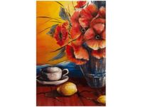 40X60CM WAZON MAKÓW STOLE OBRAZ