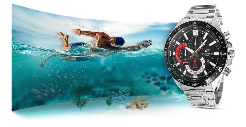 Zegarek Męski CASIO EDIFICE EFV-620D-1A4VUEF 10 BAR zdjęcie 13