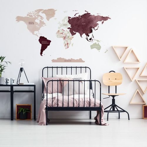 Naklejka Mapa Świata DK337 XL na Arena.pl