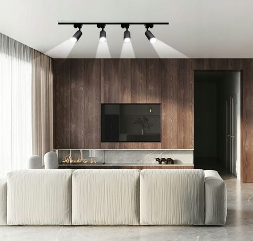 Zestaw Szynoprzewód Szyna 1m + 4x Lampa GU10 LED Oświetlenie szynowe na Arena.pl