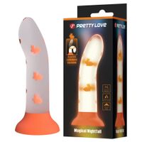 Pretty Love - Świecące Dildo Magical Nightfall, Luminous Suction Base