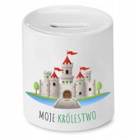 Skarbonka Dla Dzieci Moje Królestwo Prezent Z Nadrukiem Ze Zdjęciem