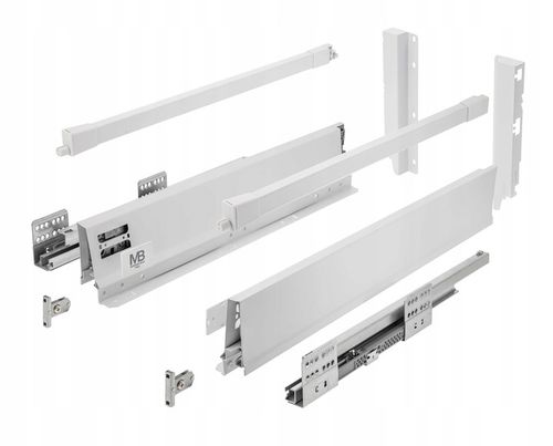 SZUFLADA GTV MODERN BOX PRO WYSOKA H199 L500 CICHY DOMYK WYSUW BIAŁA na Arena.pl