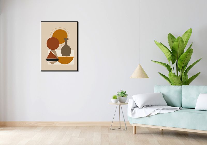 Plakat 60x80cm Geometryczna Utrata zdjęcie 4