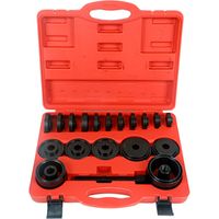 Ściągacz tulei łożysk piast zestaw 21 el. 50-88 mm prasa adaptery Silver