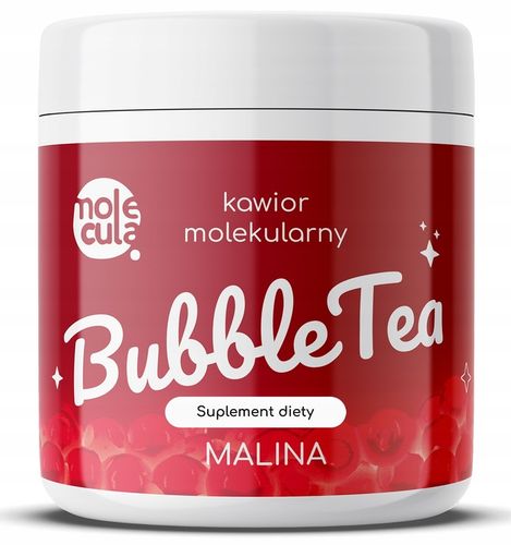 Molecula - KULKI do BUBBLE TEA - 0.8kg - MOLEKULARNY KAWIOR - MALINA na Arena.pl