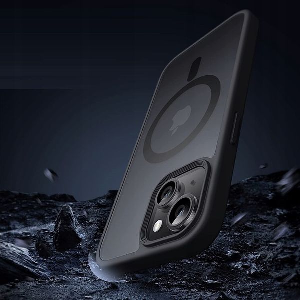 Etui Do iPhone 14 +Szkło 9H WZMACNIANE 360° Matt Case Do Magsafe zdjęcie 4