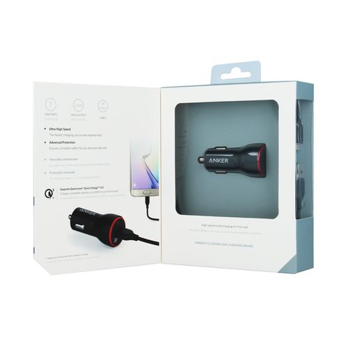 ANKER | ŁADOWARKA SAMOCHODOWA KABEL MICRO USB 3.0 na Arena.pl