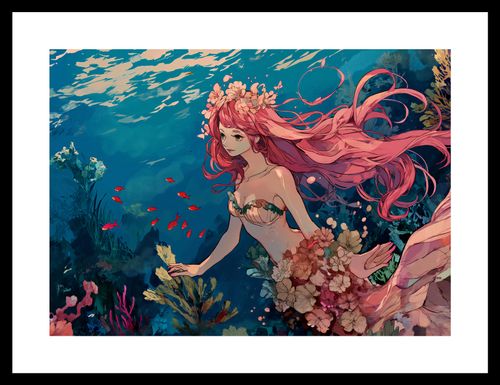 Plakat 35x25cm Nimfa Oceanu na Arena.pl