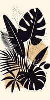 Plakat 50x100cm Tropikalny Raj