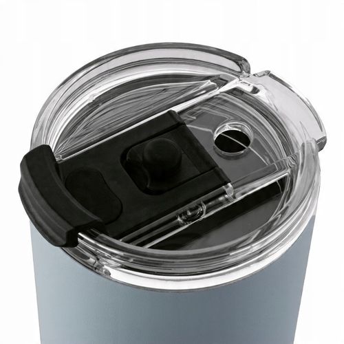 KUBEK TERMICZNY ze słomką PRÓŻNIOWY Niebieski Konighoffer Davos 420 ml na Arena.pl