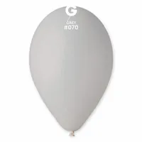 Balony pastelowe szare, 30 cm 3 szt.