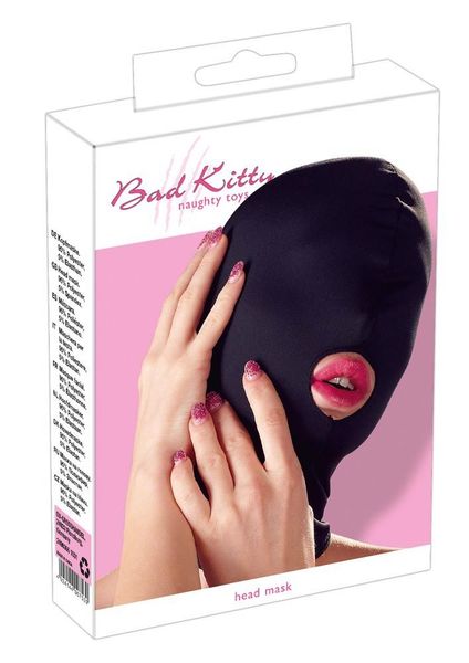 Head Mask Mouth Black Bk zdjęcie 4