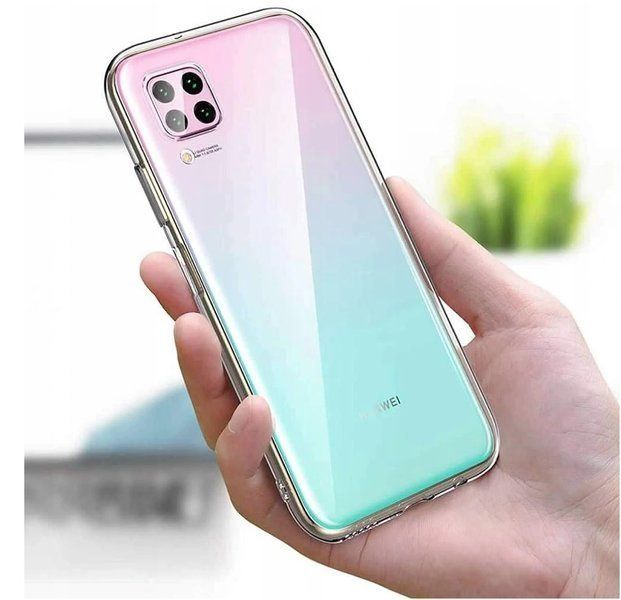 ETUI Ultra Slim Case do Huawei P40 Lite przezroczysty zdjęcie 3