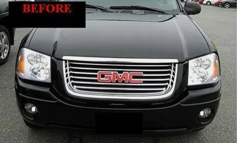 2002-2009 GMC Envoy - LIstwy chrom grill chromowan zdjęcie 3