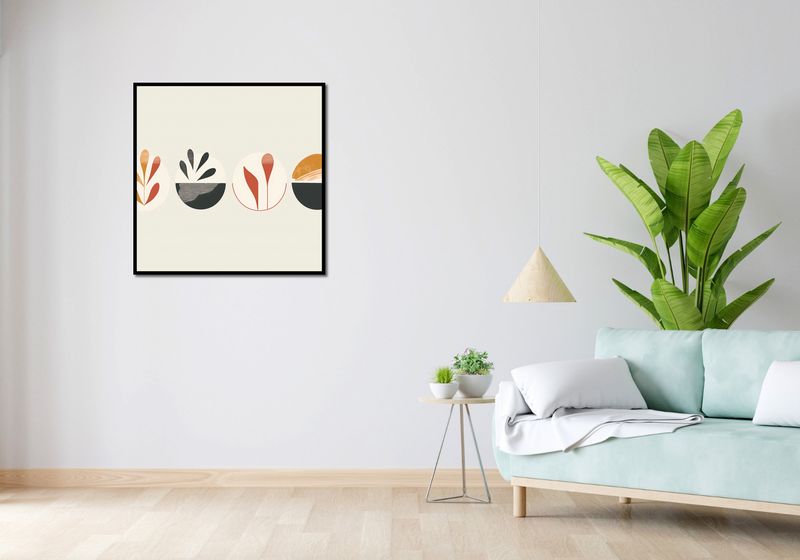 Plakat 80x80cm Cztery Okrąglaki zdjęcie 4