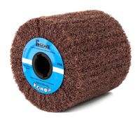 Wałek do satynowania metalu stali INOX 100x100x19 CRS P80