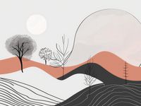 Plakat 20x15cm Półcień Widoku