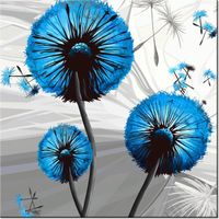 40CM 40CM OBRAZEK DMUCHAWCE NIEBIESKIM DRUK PŁÓTNO OBRAZ