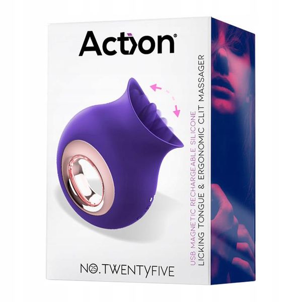 Masażer, stymulator łechtaczki z ruchomym języczkiem i wibracjami. zdjęcie 6