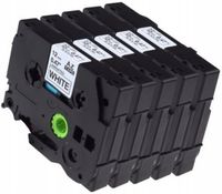 Taśma 12mm do Brother TZe-231 TZe231 ZESTAW 5 SZT. taśm TZ-231