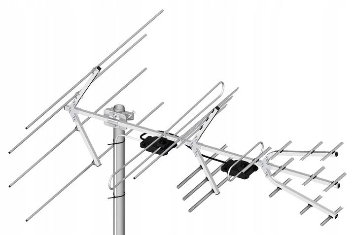 ANTENA DVB-T2 COMBO A2810 5-12/21-48 VHF/UHV DIPOL zdjęcie 1
