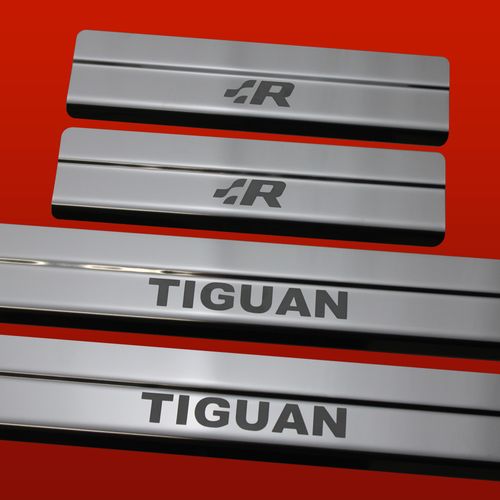 Listwa progowa VOLKSWAGEN TIGUAN MK1 R Stal nierdzewna 304 połysk 4szt na Arena.pl