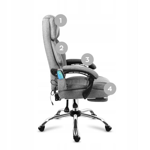 Fotel ergonomiczny Huzaro Boss 6.0 Grey na Arena.pl