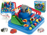 Interaktywny tor samochodowy wyścigi parking 4 pojazdy