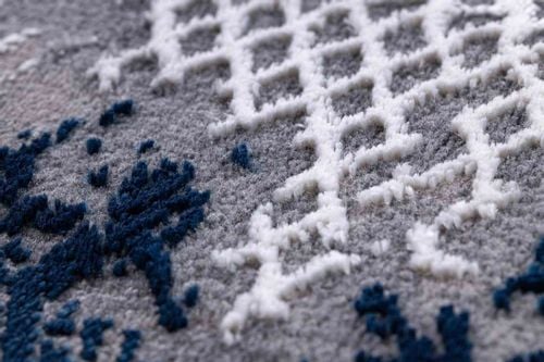 RUG/LU/IONA/FRAME/BLUE+GREY/80x150 na Arena.pl