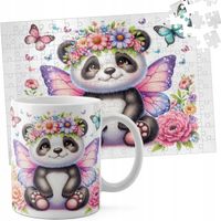 ZESTAW KUBEK + PUZZLE 110EL - ZWIERZĘTA PANDA