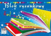 blok rysunkowy 10szt. kolor  a4/20k