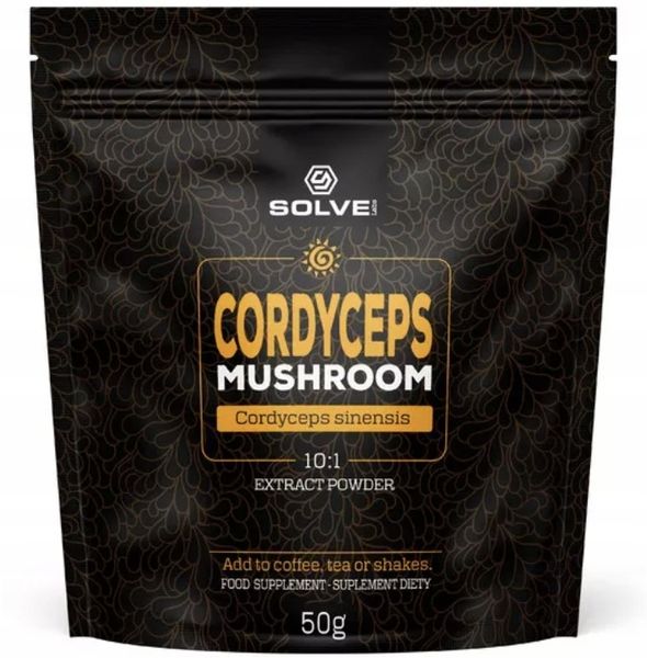 SOLVE LABS Cordyceps Maczużnik Chiński 10:1 proszek 50g zdjęcie 1