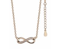 Pozłacany srebrny naszyjnik gwiazd nieskończoność infinity  celebrytka srebro 925 Z0791GN