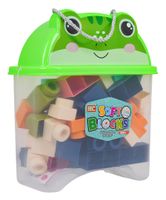 Zestaw Miękkich Klocków 44El. + Opakowanie Żaba