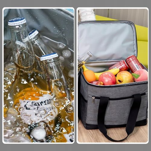 TORBA TERMICZNA TERMOIZOLACYJNA NA PLAŻĘ PODRÓŻNA LODÓWKA TURYSTYCZNA 20L na Arena.pl