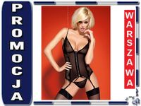 OBSESSIVE Favoritta gorset i stringi kolor czarny