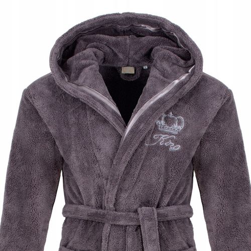 SZLAFROK Z KAPTUREM L CIEPŁY GRUBY męski L super jakość na Arena.pl