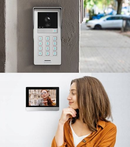 Wideodomofon WIFI TUYA z Szyfratorem na KOD BRELOK Full HD Aplikacja na Arena.pl