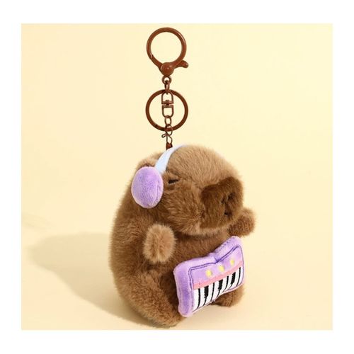 brelok do kluczy pluszowa puchata kapibara dj ze słuchawkami brl376 na Arena.pl