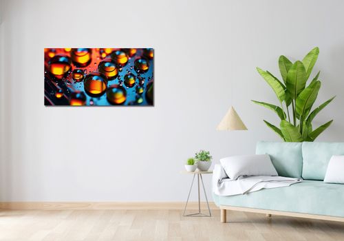 Obraz 100x50cm Krople Bliskiej Wody na Arena.pl