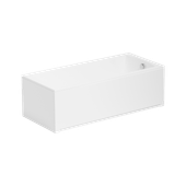 Izi System obudowa do wanny 80x56 cm boczna, biały połysk