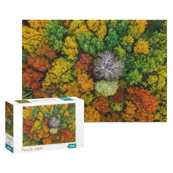 Puzzle 1000 elementów. Wioska Dzembronya. Ukraina zdjęcie 2